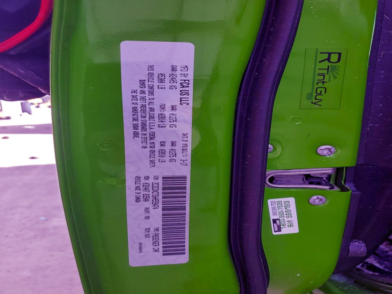 2017 Dodge Charger R/T VIN: 2C3CDXCT5HH559474 Lot: 94476385