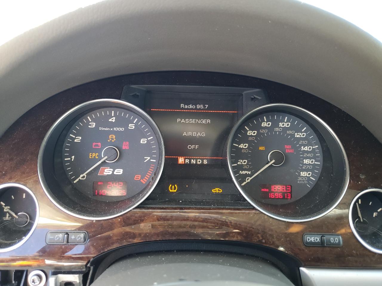 2008 Audi S8 Quattro VIN: WAUPN94E08N008816 Lot: 91616225