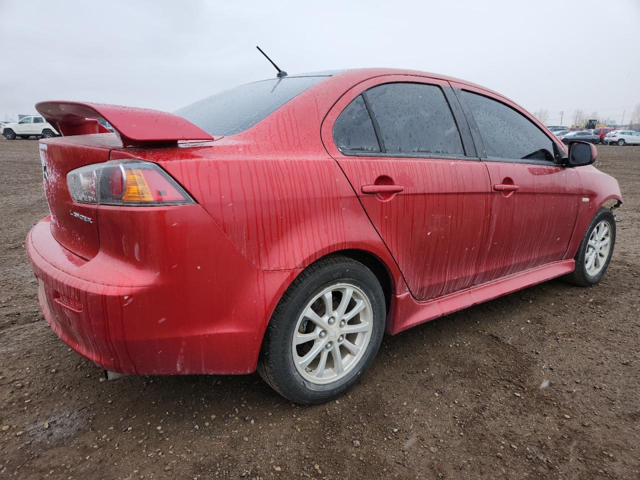 2011 Mitsubishi Lancer Es/Es Sport red sedan null JA32U2FU9BU605566 photo #4