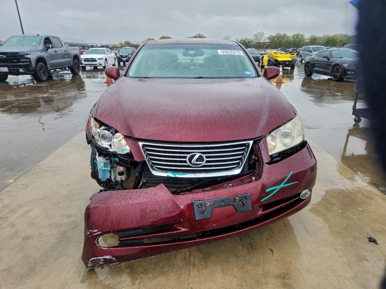 2008 Lexus Es 350 VIN: JTHBJ46G782264770 Lot: 93235315