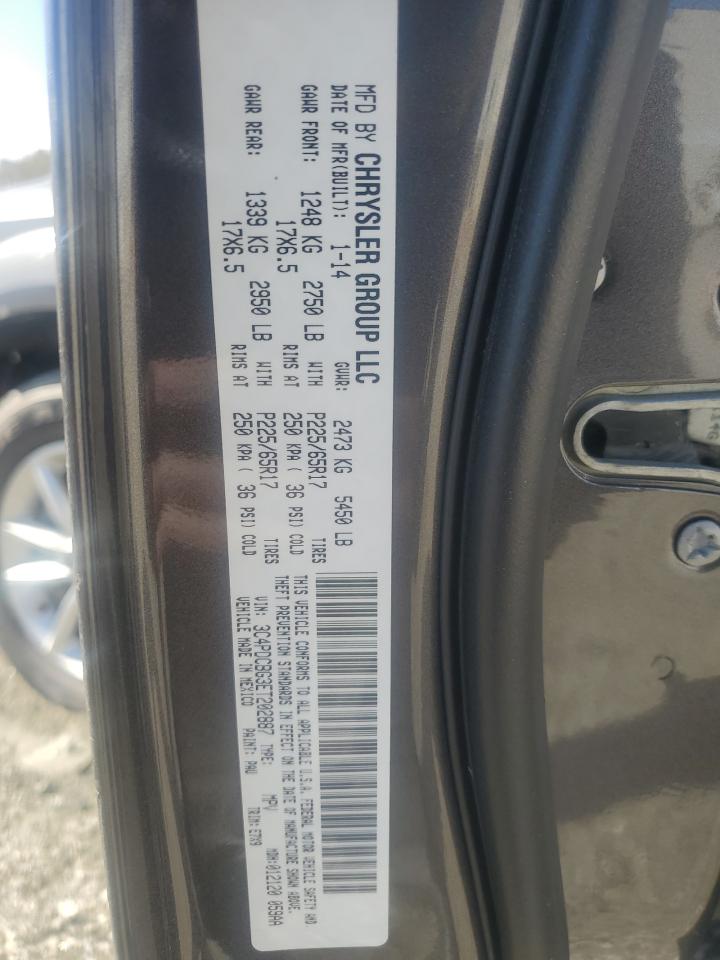 2014 Dodge Journey Sxt VIN: 3C4PDCBG3ET202887 Lot: 91982895