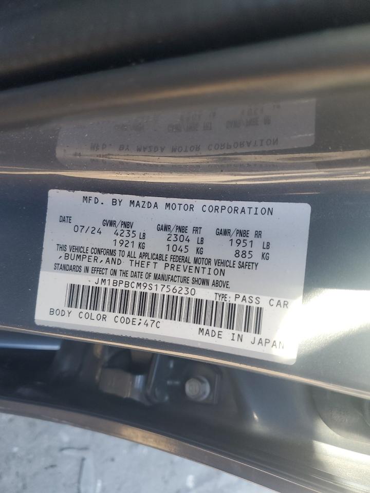 2025 Mazda 3 Preferred VIN: JM1BPBCM9S1756230 Lot: 91744265