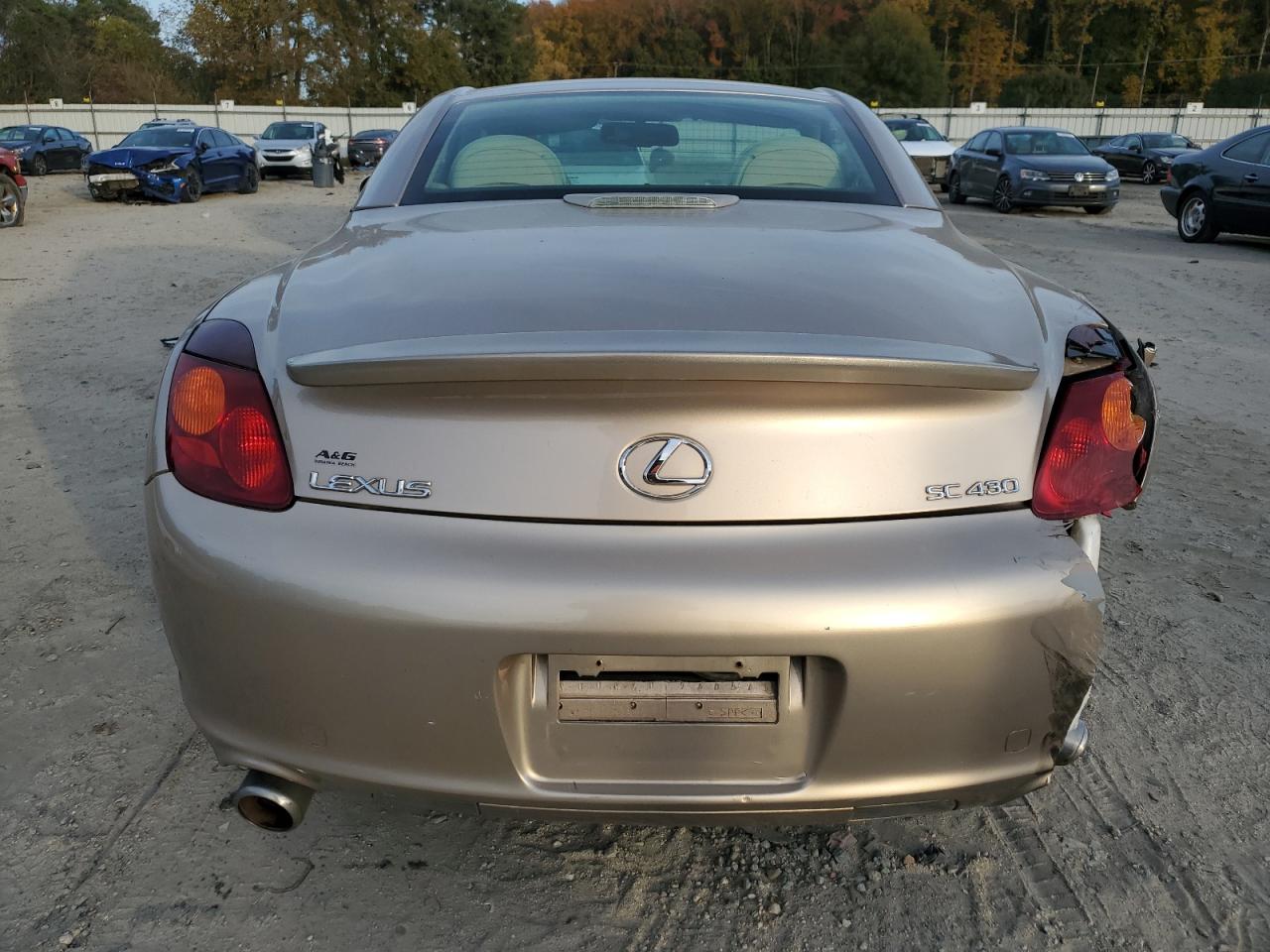 2002 Lexus Sc 430 VIN: JTHFN48Y020034860 Lot: 90989165