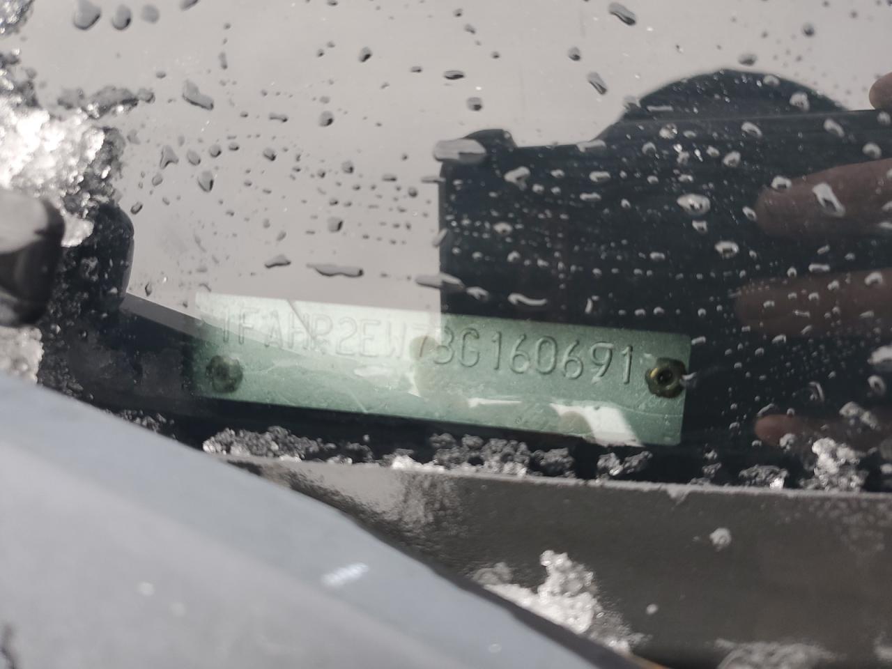 2011 Ford Taurus Sel VIN: 1FAHP2EW7BG160691 Lot: 92649725