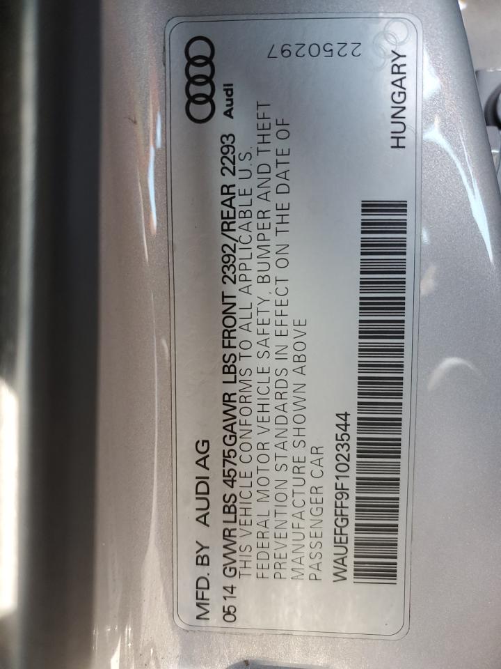 2015 Audi A3 Premium Plus VIN: WAUEFGFF9F1023544 Lot: 91225425