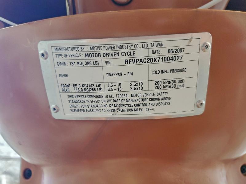 2007 GENUINE SCOOTER CO. BUDDY 125  