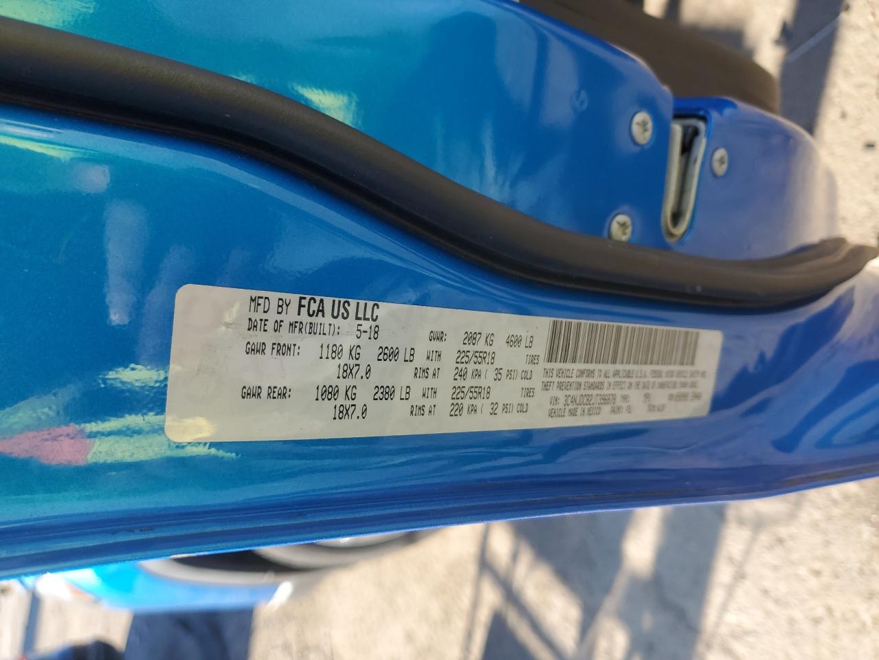 2018 Jeep Compass Limited VIN: 3C4NJDCB2JT396878 Lot: 92616495