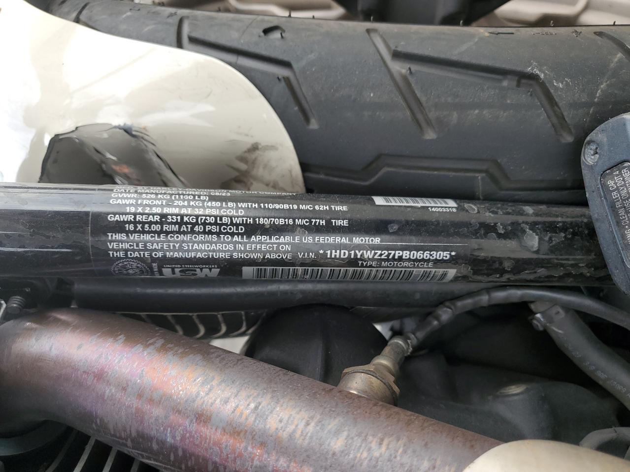 2023 Harley-Davidson Fxlrs VIN: 1HD1YWZ27PB066305 Lot: 92719605