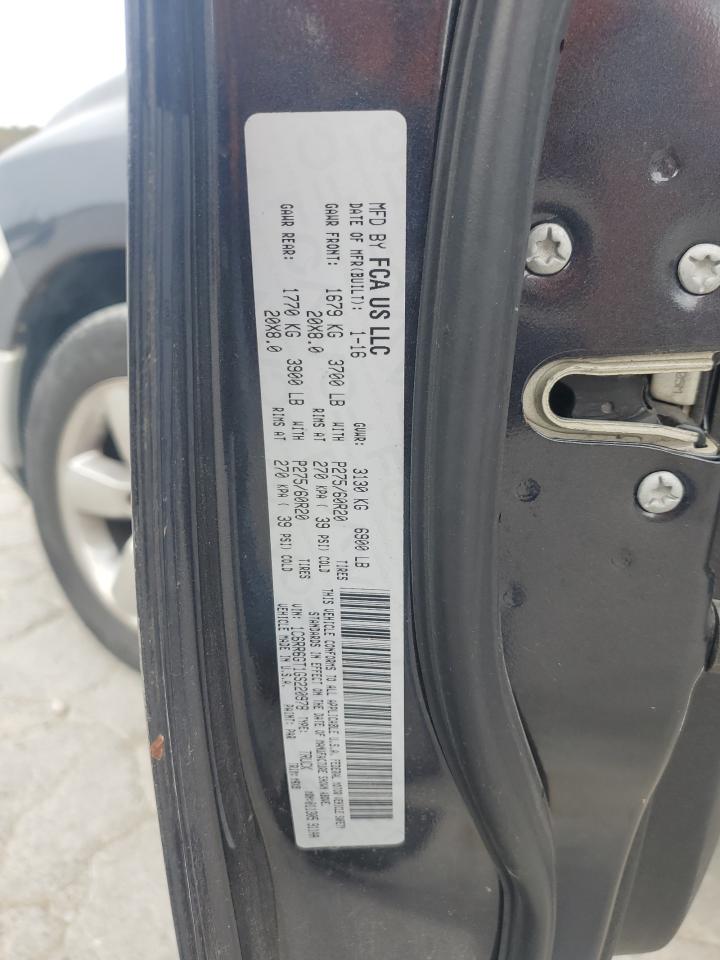 2016 Ram 1500 Slt VIN: 1C6RR6GT1GS220978 Lot: 92471645