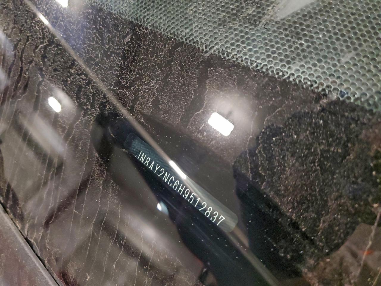 2017 Nissan Armada Sv VIN: JN8AY2NC6H9512837 Lot: 94269225