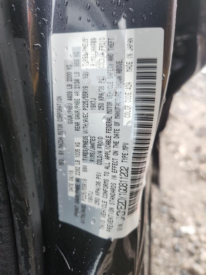 2016 Mazda Cx-5 Gt VIN: JM3KE2DY1G0811202 Lot: 93668355