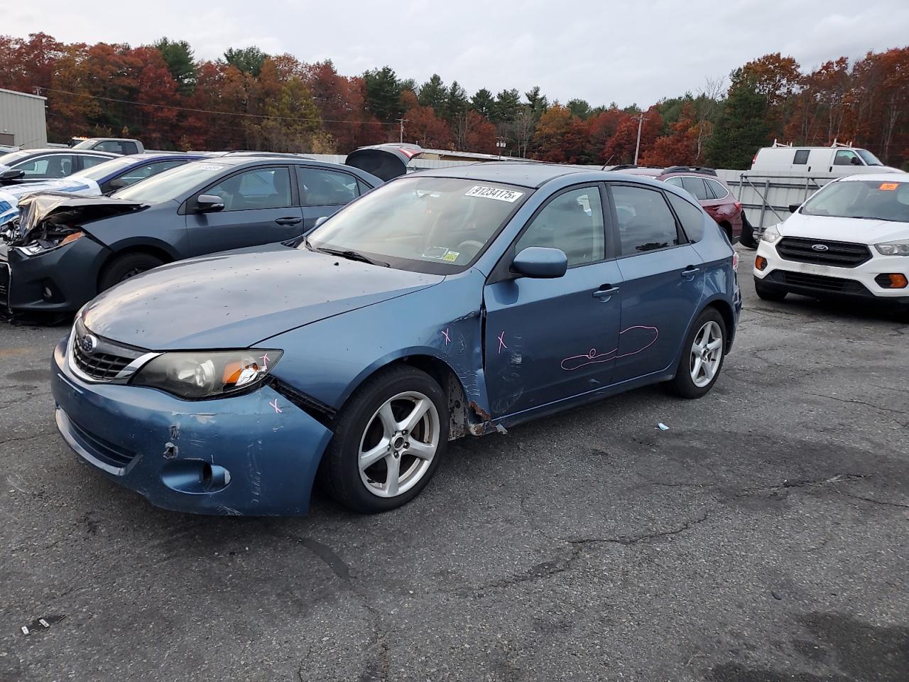 2008 Subaru Impreza 2.5I VIN: JF1GH61628H817003 Lot: 91234175