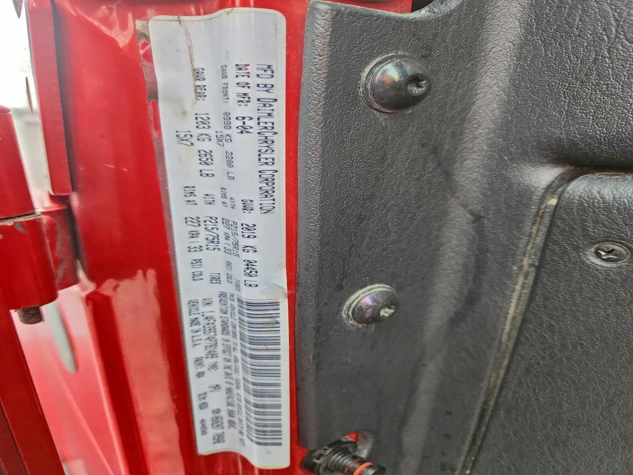 2004 Jeep Wrangler X VIN: 1J4FA39S74P781409 Lot: 94486075