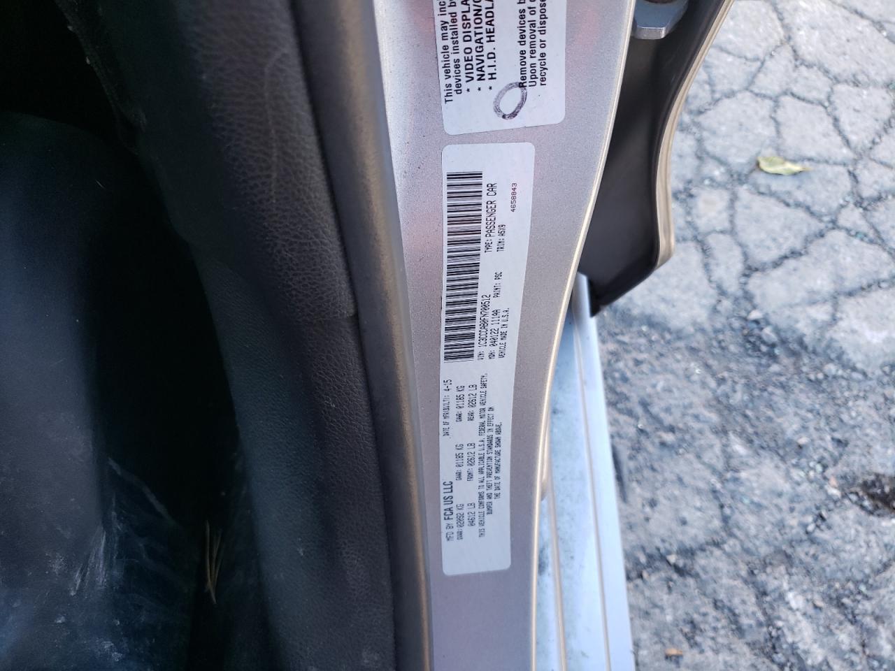 2015 Chrysler 200 Limited VIN: 1C3CCCAB0FN700512 Lot: 91518325