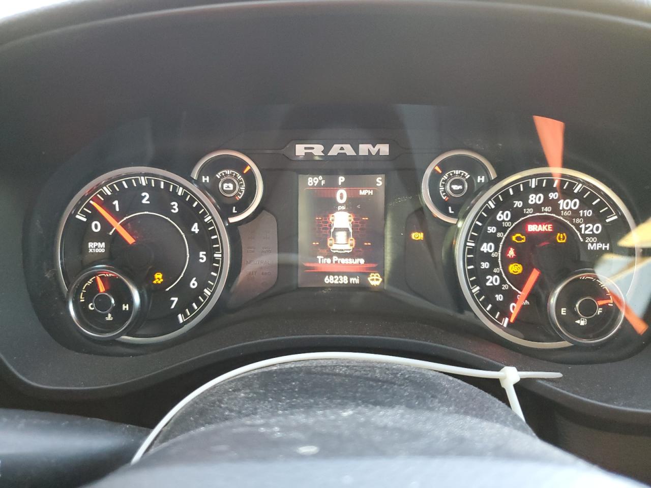 2019 Ram 1500 Big Horn/Lone Star VIN: 1C6RREFT7KN680228 Lot: 93146395