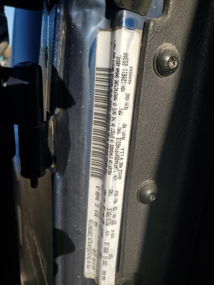 2000 Jeep Wrangler / Tj Sport VIN: 1J4FA49SXYP746312 Lot: 92477325