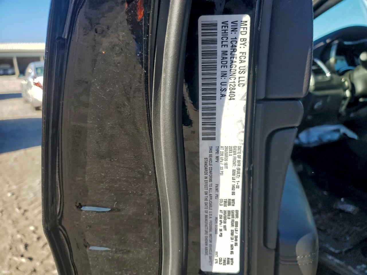 2022 Jeep Grand Cherokee Laredo E VIN: 1C4RJEAG0NC128404 Lot: 94558315