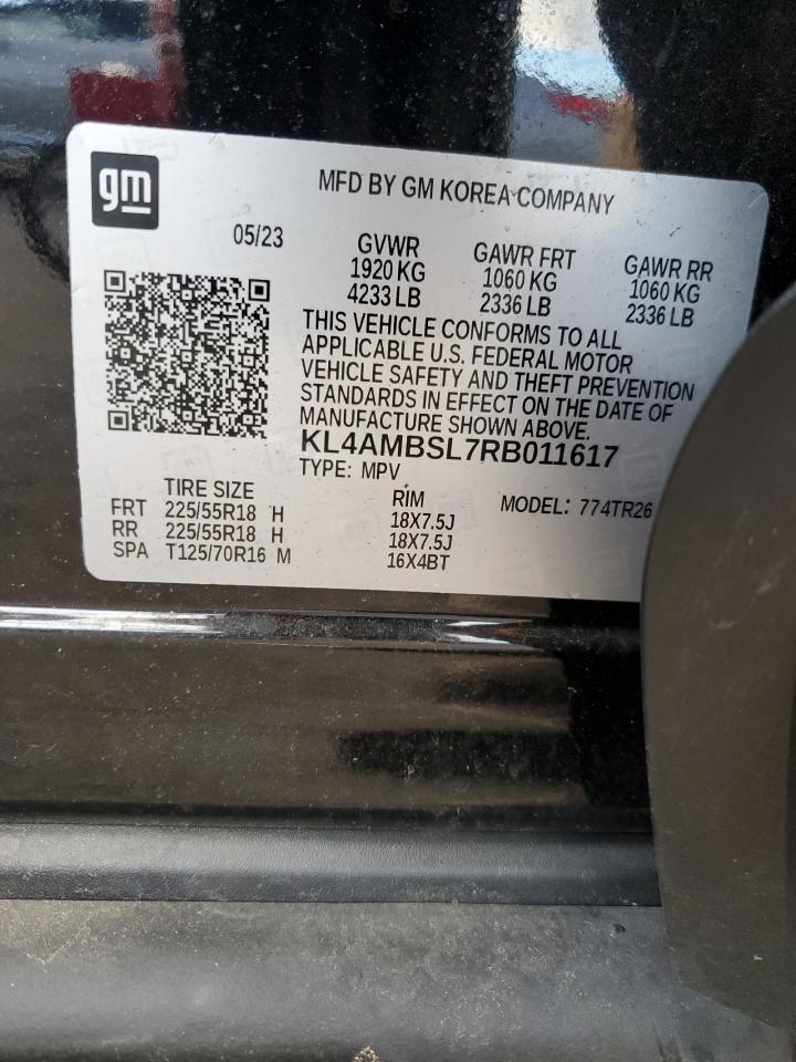 2024 Buick Encore Gx Preferred VIN: KL4AMBSL7RB011617 Lot: 92908485