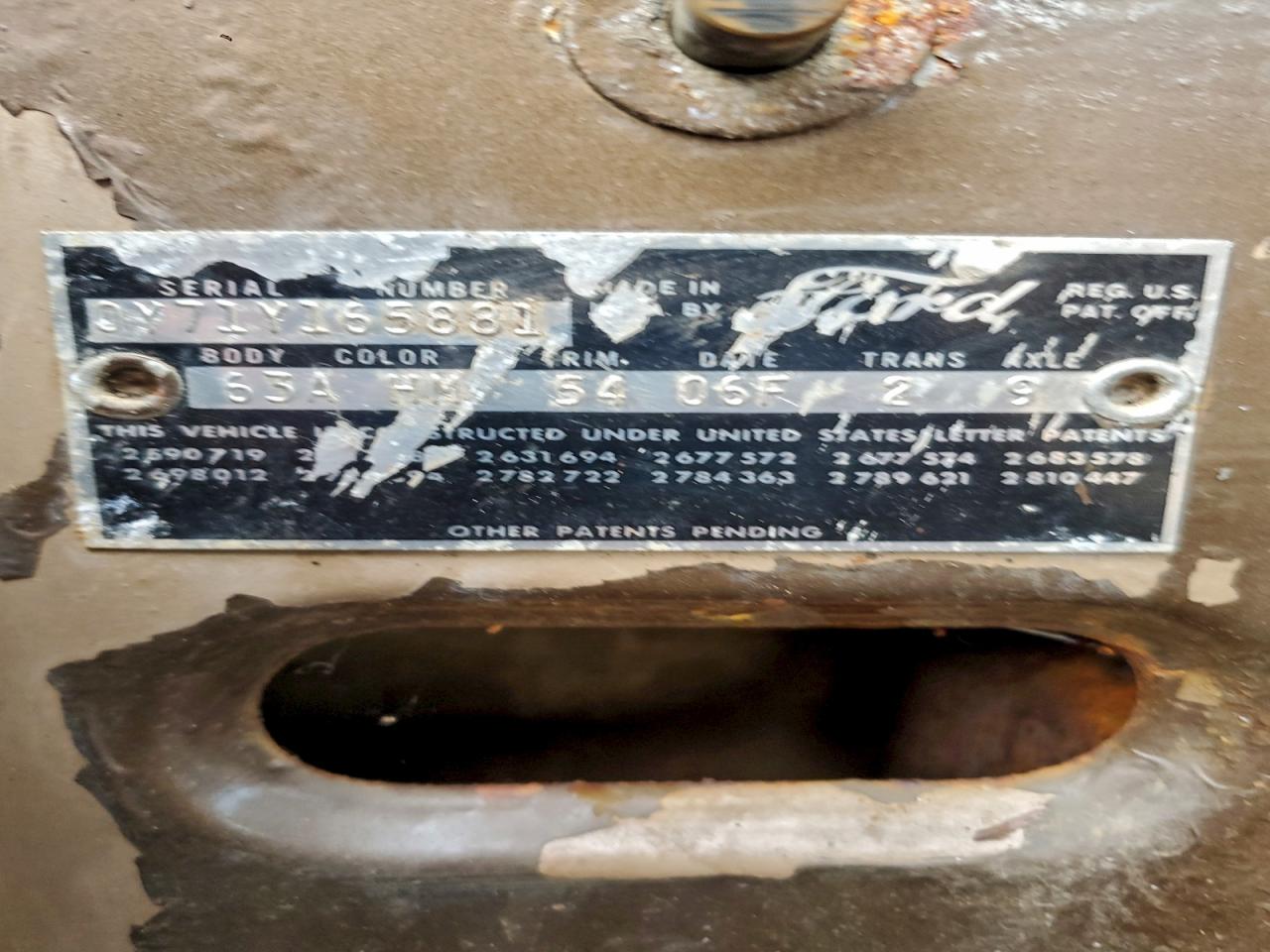 1960 Ford Thunderbir VIN: 0Y71Y165881 Lot: 94184035