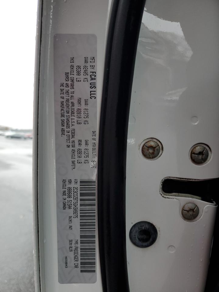 2016 Dodge Challenger R/T VIN: 2C3CDZBT5GH309275 Lot: 92391655