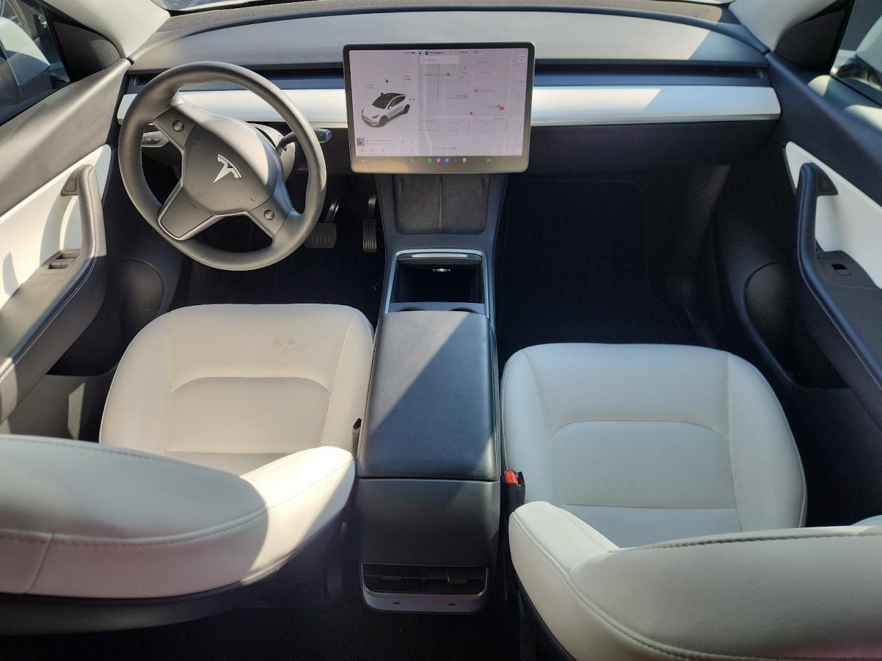 2022 Tesla Model Y VIN: 7SAYGDEEXNF328595 Lot: 91732035