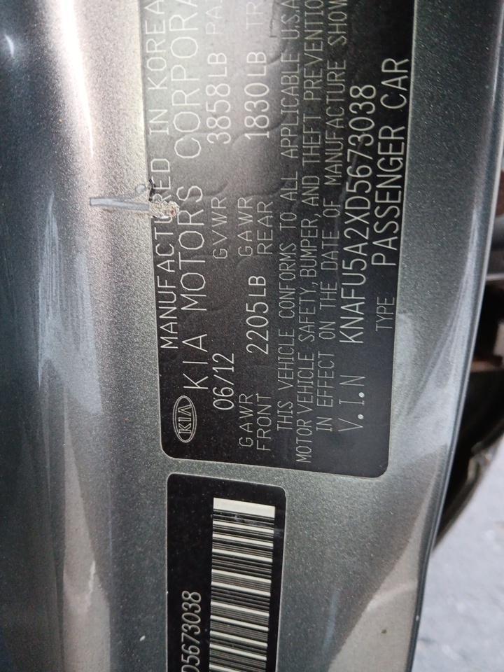 2013 Kia Forte Ex VIN: KNAFU5A2XD5673038 Lot: 92690605