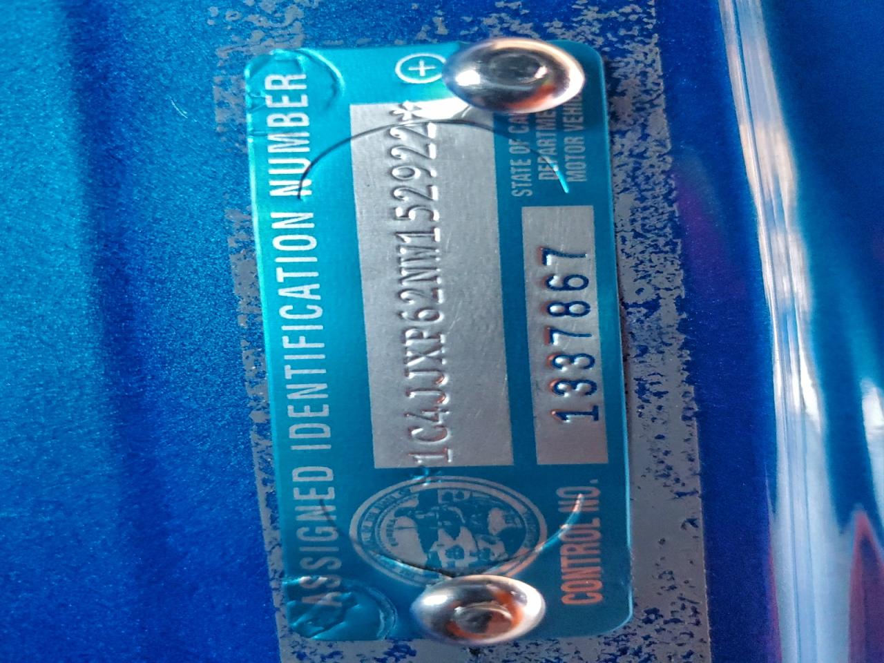 2022 Jeep Wrangler Unlimited Sahara 4Xe VIN: 1C4JJXP62NW152922 Lot: 93036285