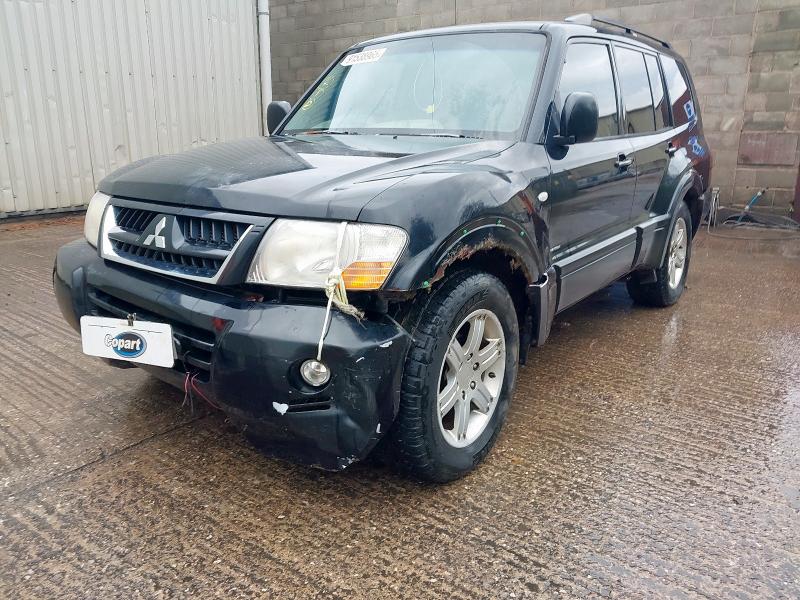 2006 MITSUBISHI SHOGUN 3.2  DI-D WARRIOR 5DR AUTO for sale at Copart CHESTER