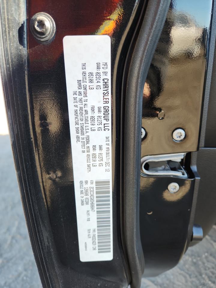 2013 Chrysler 300C VIN: 2C3CCAEG0DH606047 Lot: 92033125