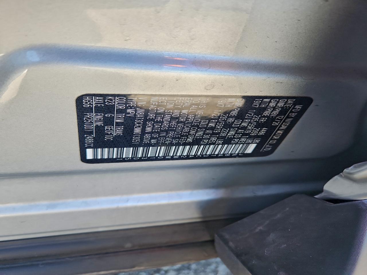 2021 Nissan Rogue Sl VIN: JN8AT3CA2MW013051 Lot: 94420075