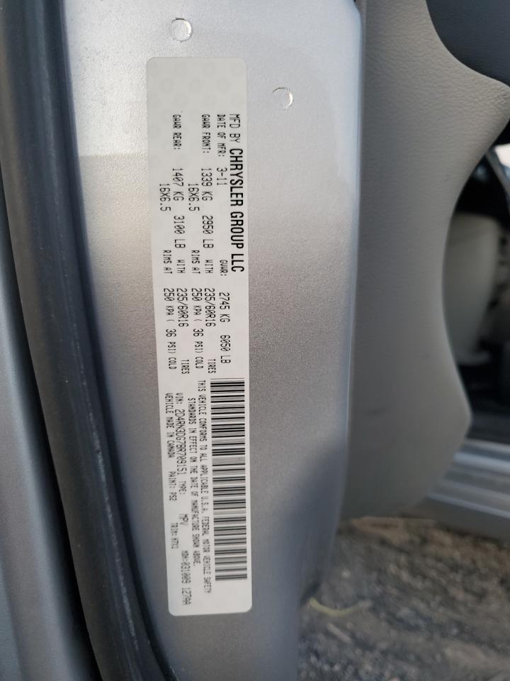 2011 Dodge Grand Caravan Mainstreet VIN: 2D4RN3DG7BR709151 Lot: 91199175