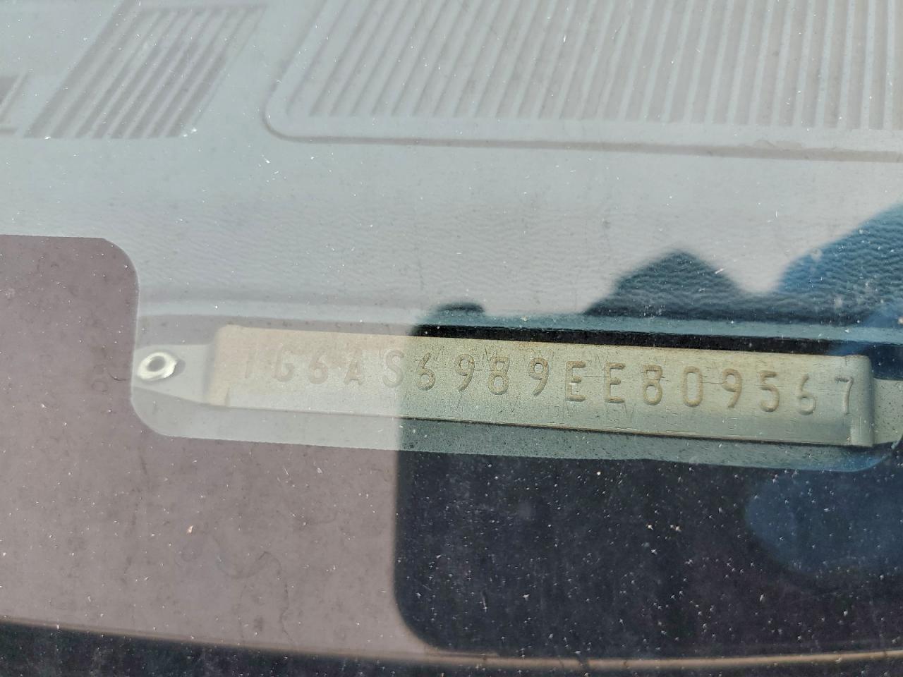 1984 Cadillac Seville VIN: 1G6AS6989EE809567 Lot: 94370185