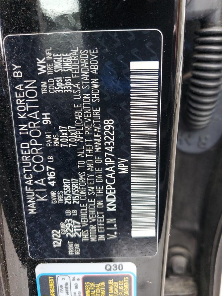 2023 Kia Seltos Lx VIN: KNDEPCAA1P7432298 Lot: 92010205