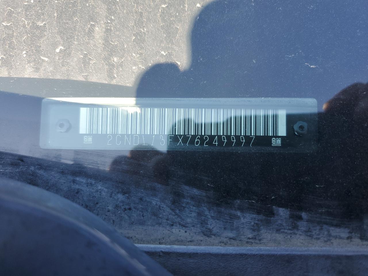 2007 Chevrolet Equinox Ls VIN: 2CNDL13FX76249997 Lot: 91274015