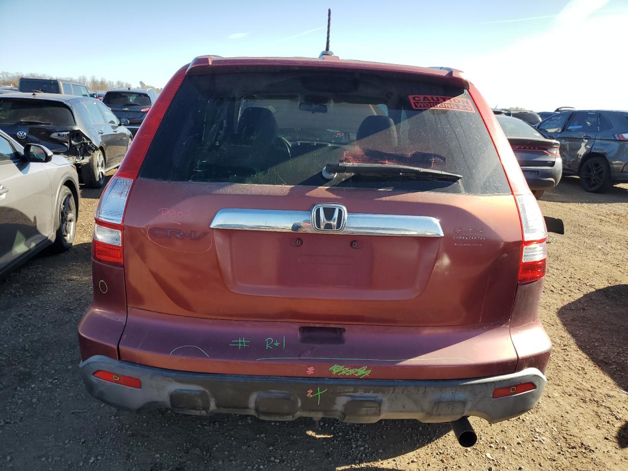2007 Honda Cr-V Exl VIN: JHLRE38727C073748 Lot: 92077695