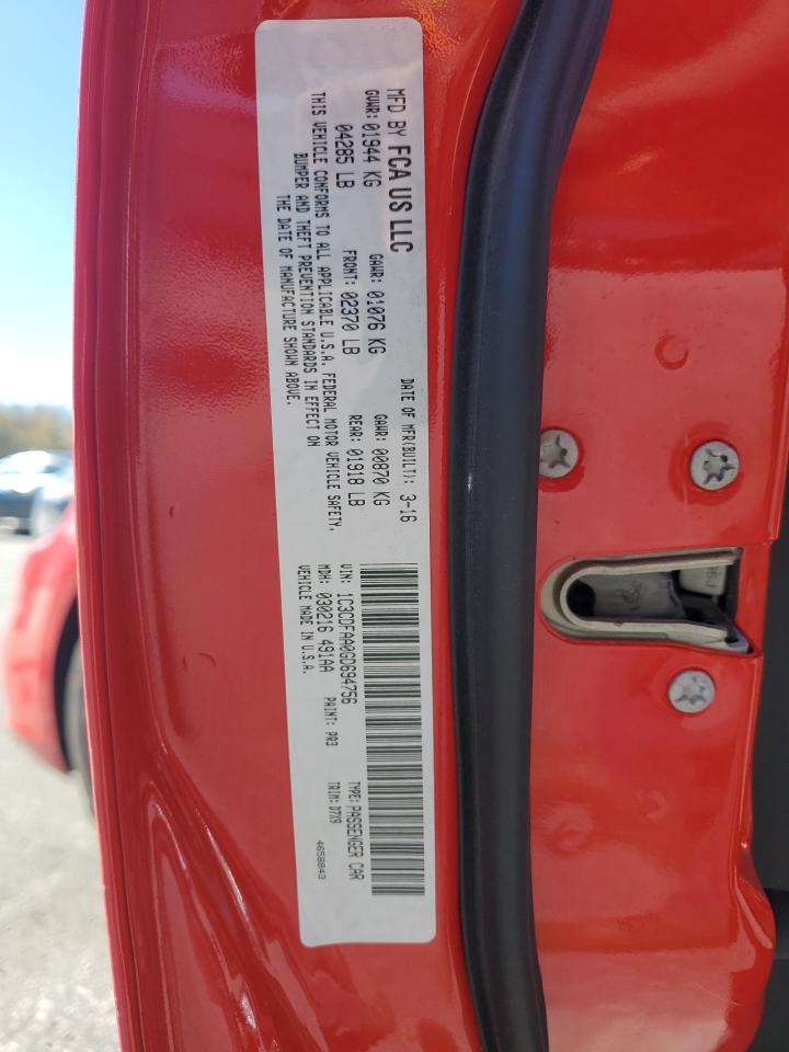 2016 Dodge Dart Se VIN: 1C3CDFAA0GD694756 Lot: 90967075