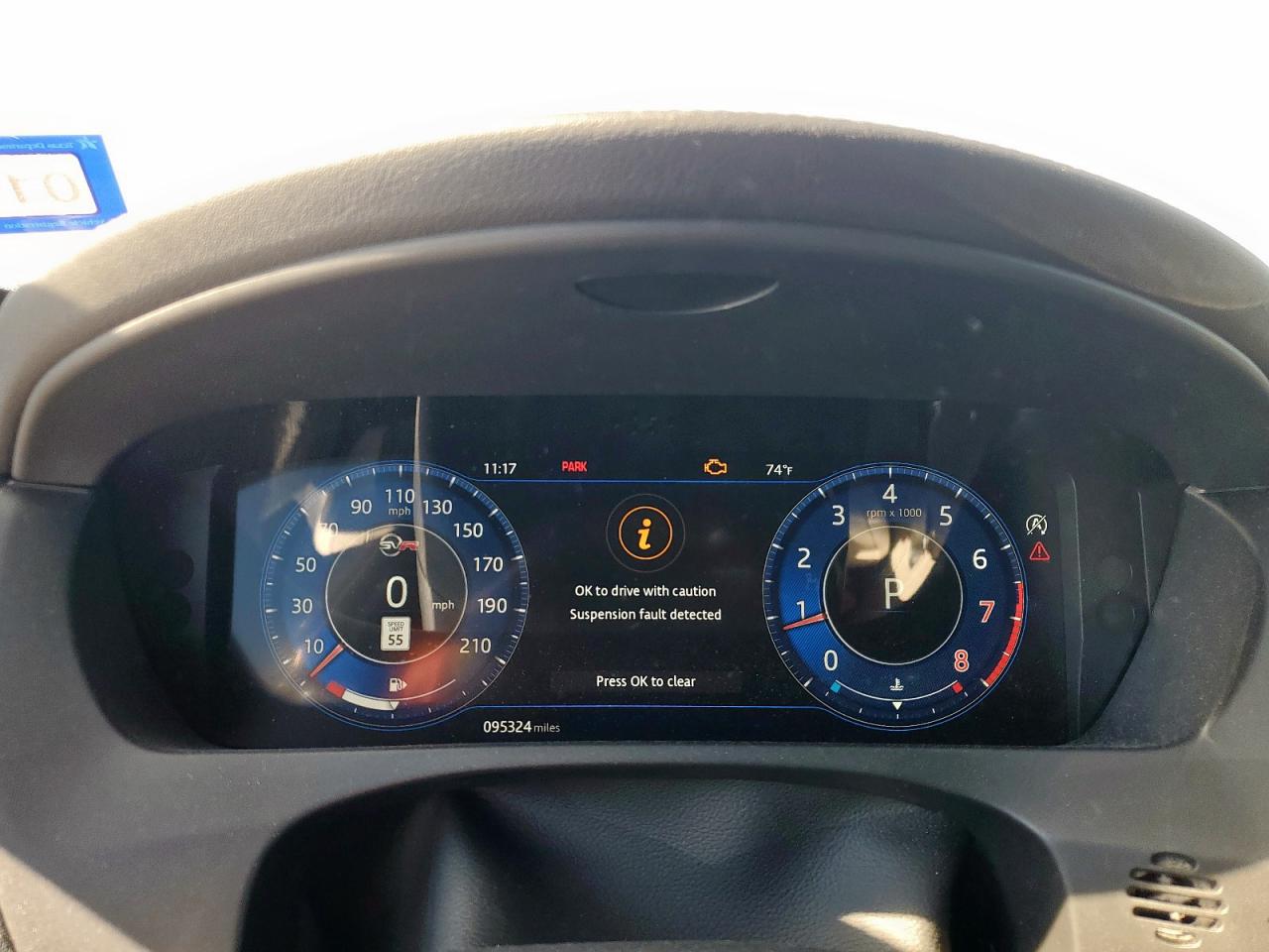 2020 Jaguar F-Pace Svr VIN: SADCZ2EE2LA627501 Lot: 90622465