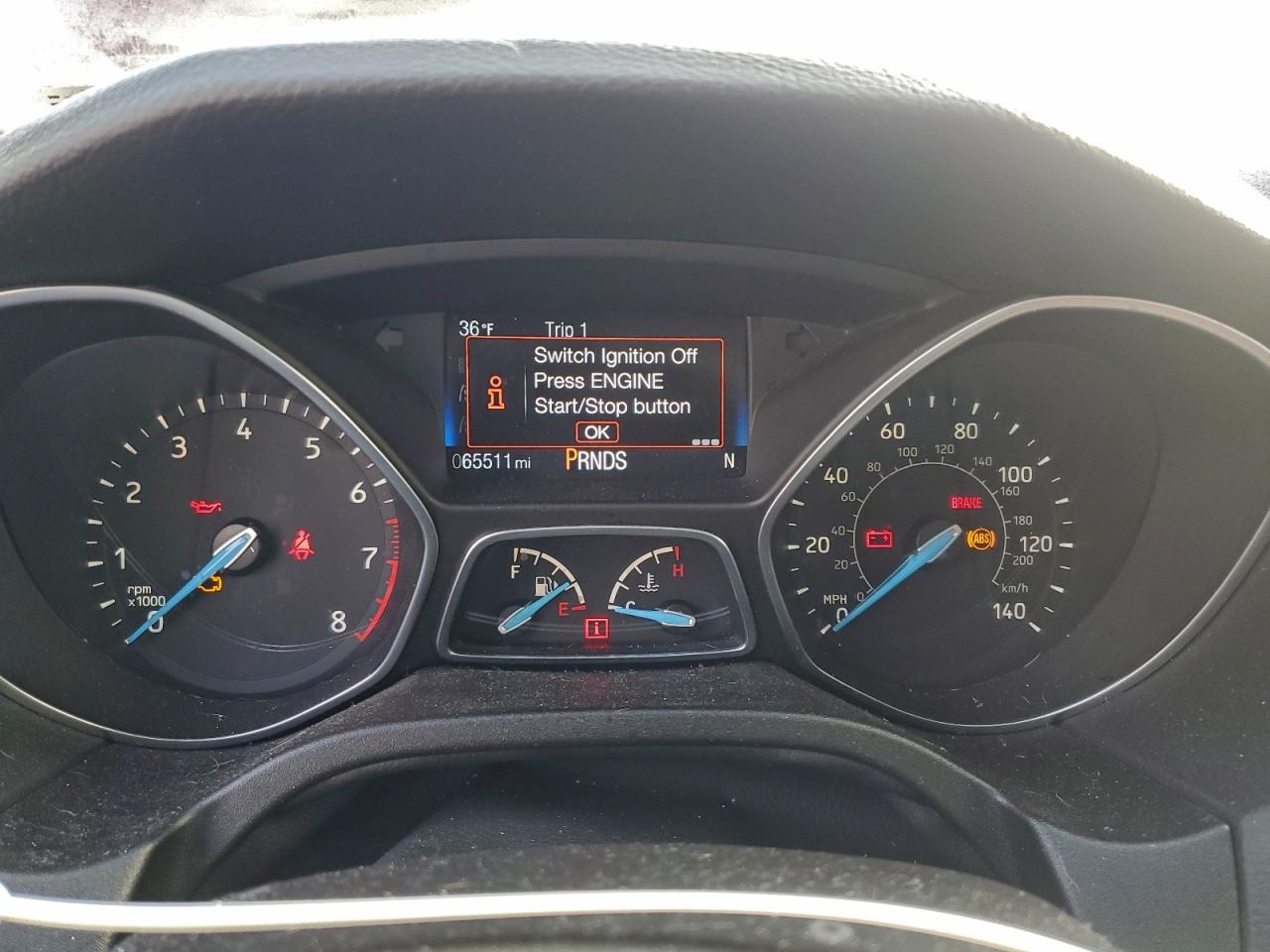 2017 Ford Focus Titanium VIN: 1FADP3N20HL279507 Lot: 94033305