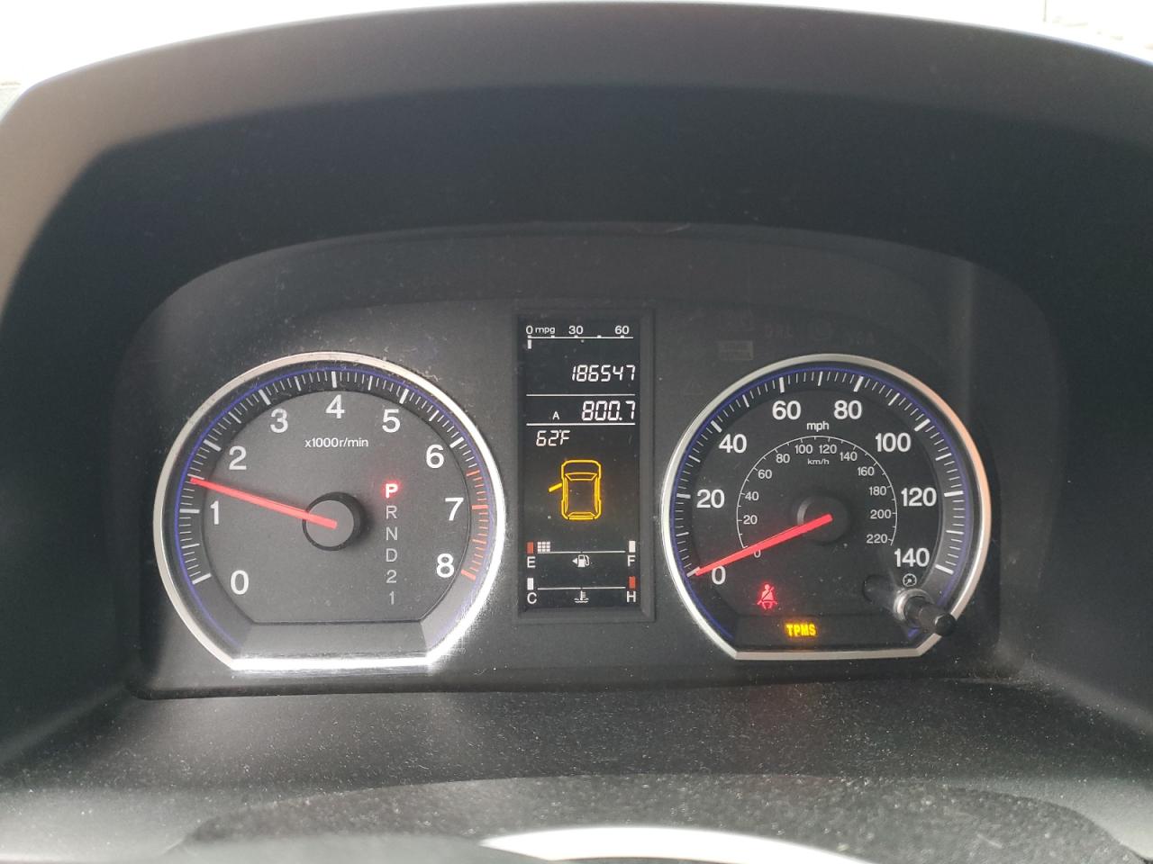 2007 Honda Cr-V Exl VIN: JHLRE48787C121467 Lot: 92386725