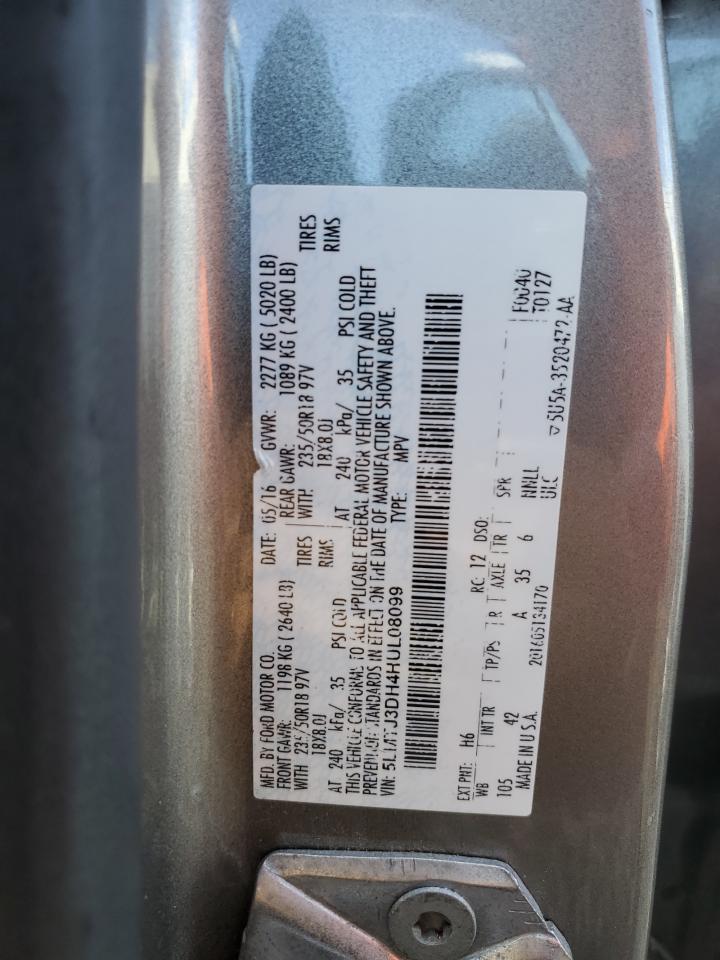 2017 Lincoln Mkc Reserve VIN: 5LMTJ3DH4HUL08099 Lot: 91089675