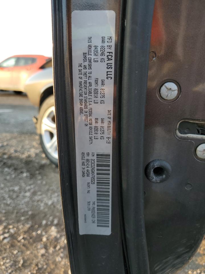 2019 Dodge Challenger Sxt VIN: 2C3CDZAG0KH705529 Lot: 92058225