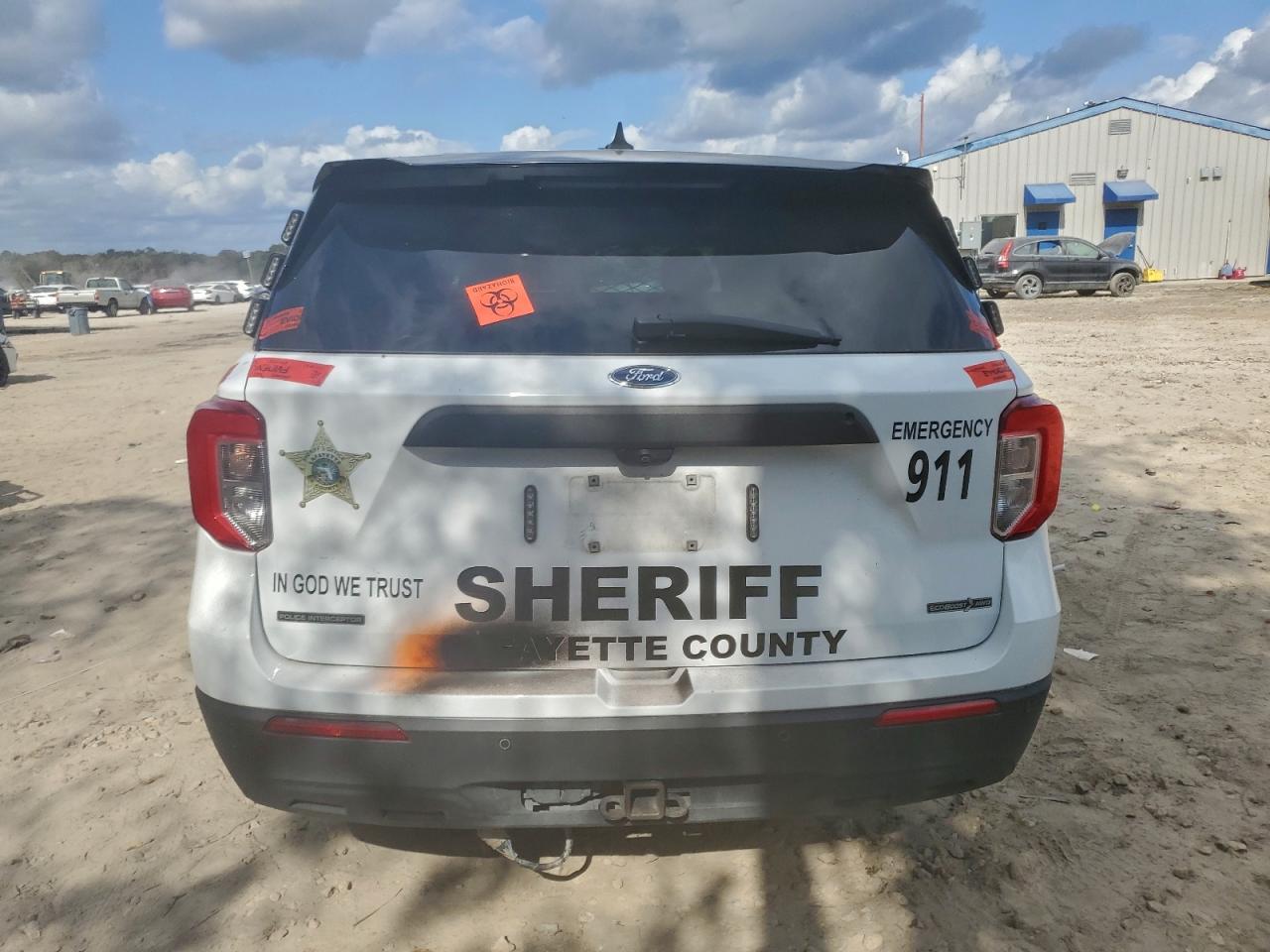 2021 Ford Explorer Police Interceptor VIN: 1FM5K8AC0MGC31268 Lot: 91039965