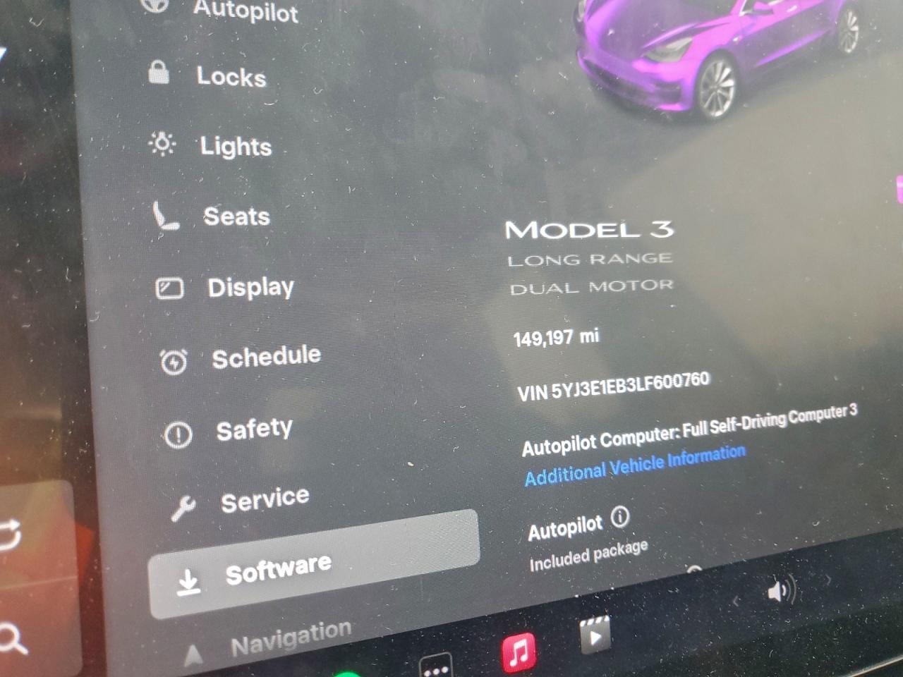 2020 Tesla Model 3 VIN: 5YJ3E1EB3LF600760 Lot: 94115805