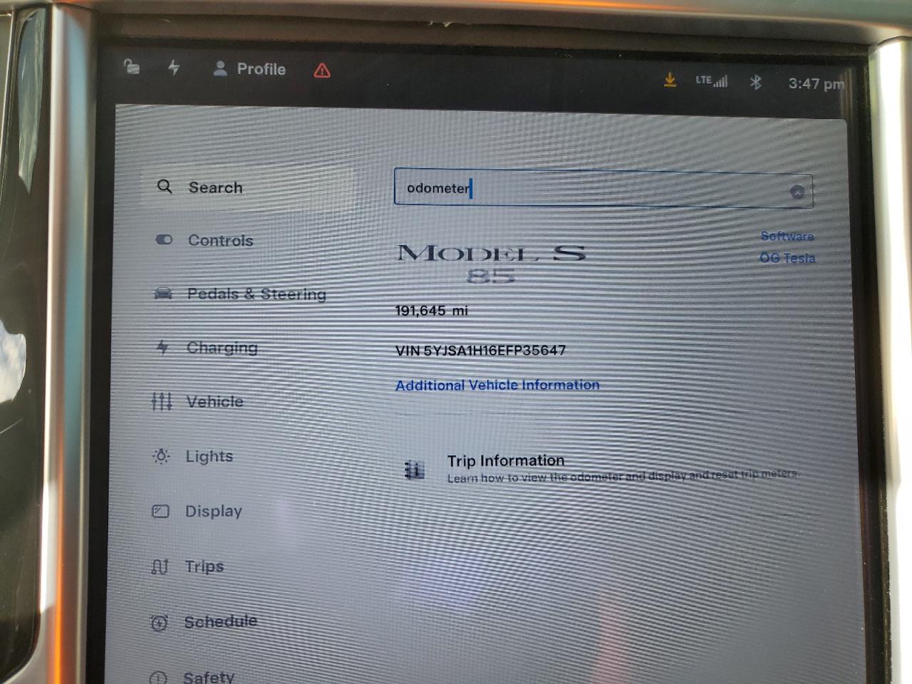 2014 Tesla Model S VIN: 5YJSA1H16EFP35647 Lot: 91348945