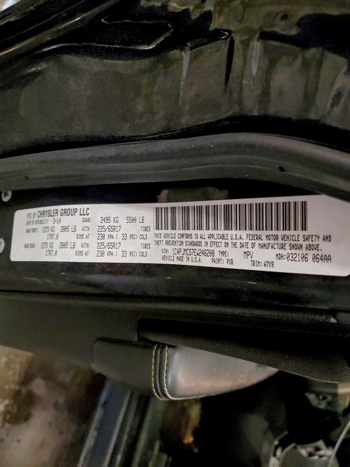 2014 Jeep Cherokee Latitude VIN: 1C4PJMCS7EW246208 Lot: 94511325