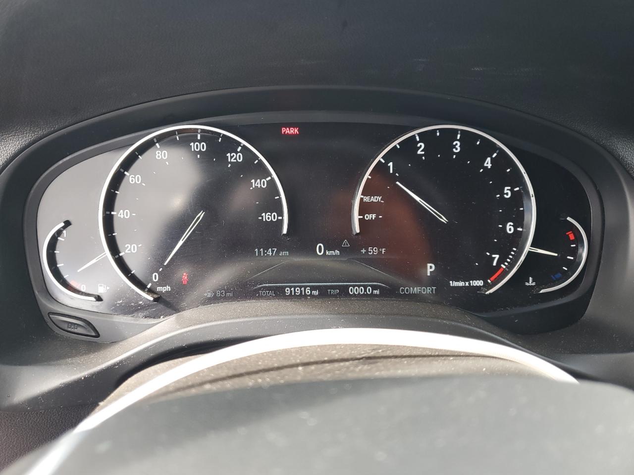 2019 BMW X3 Sdrive30I VIN: 5UXTR7C52KLE96120 Lot: 93440885