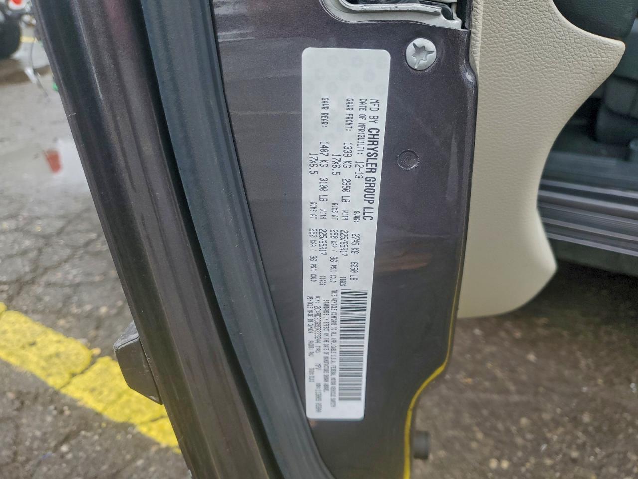 2014 Dodge Grand Caravan Sxt VIN: 2C4RDGCG9ER223244 Lot: 94446725