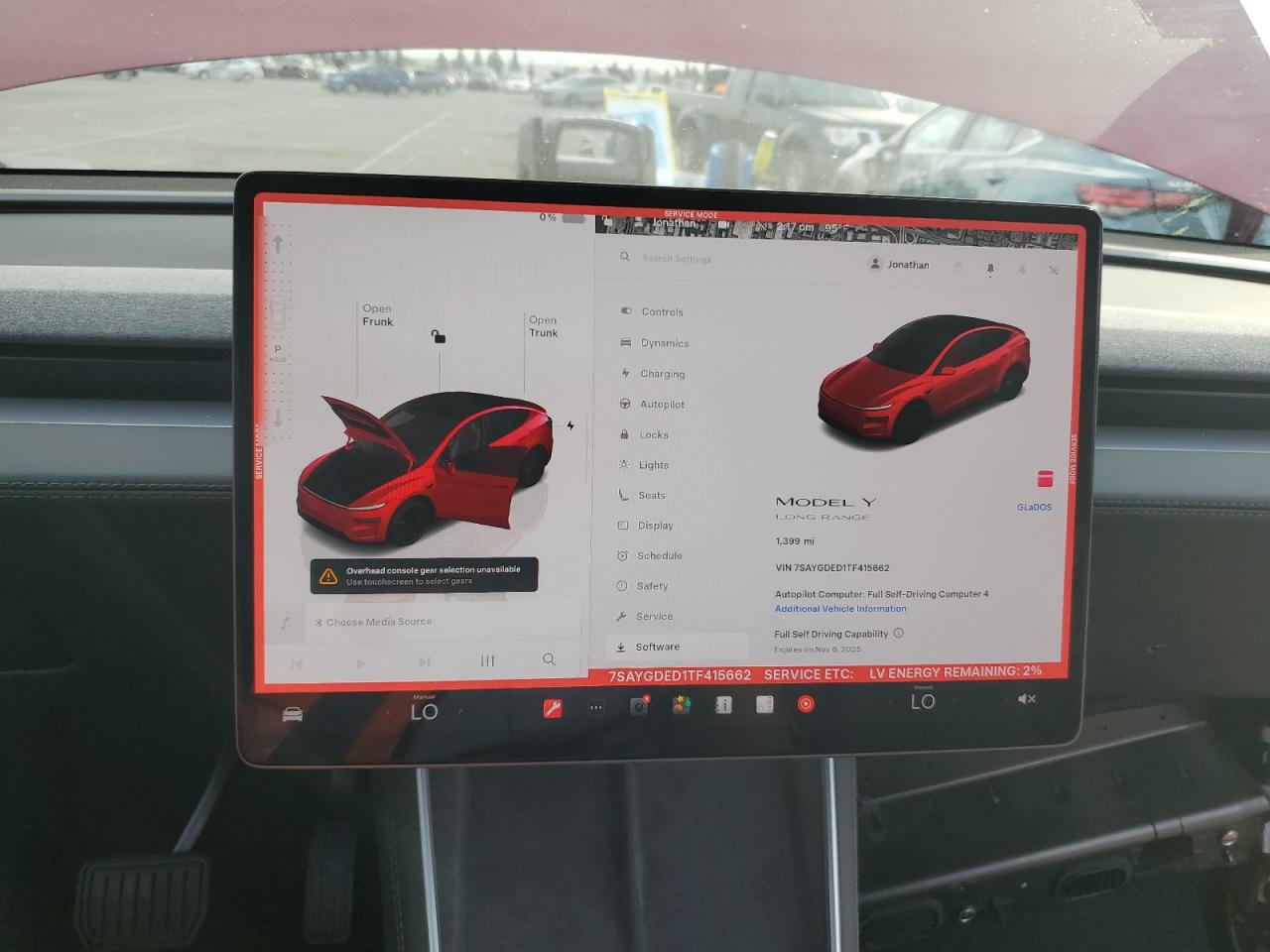 2026 Tesla Model Y VIN: 7SAYGDED1TF415662 Lot: 91021225