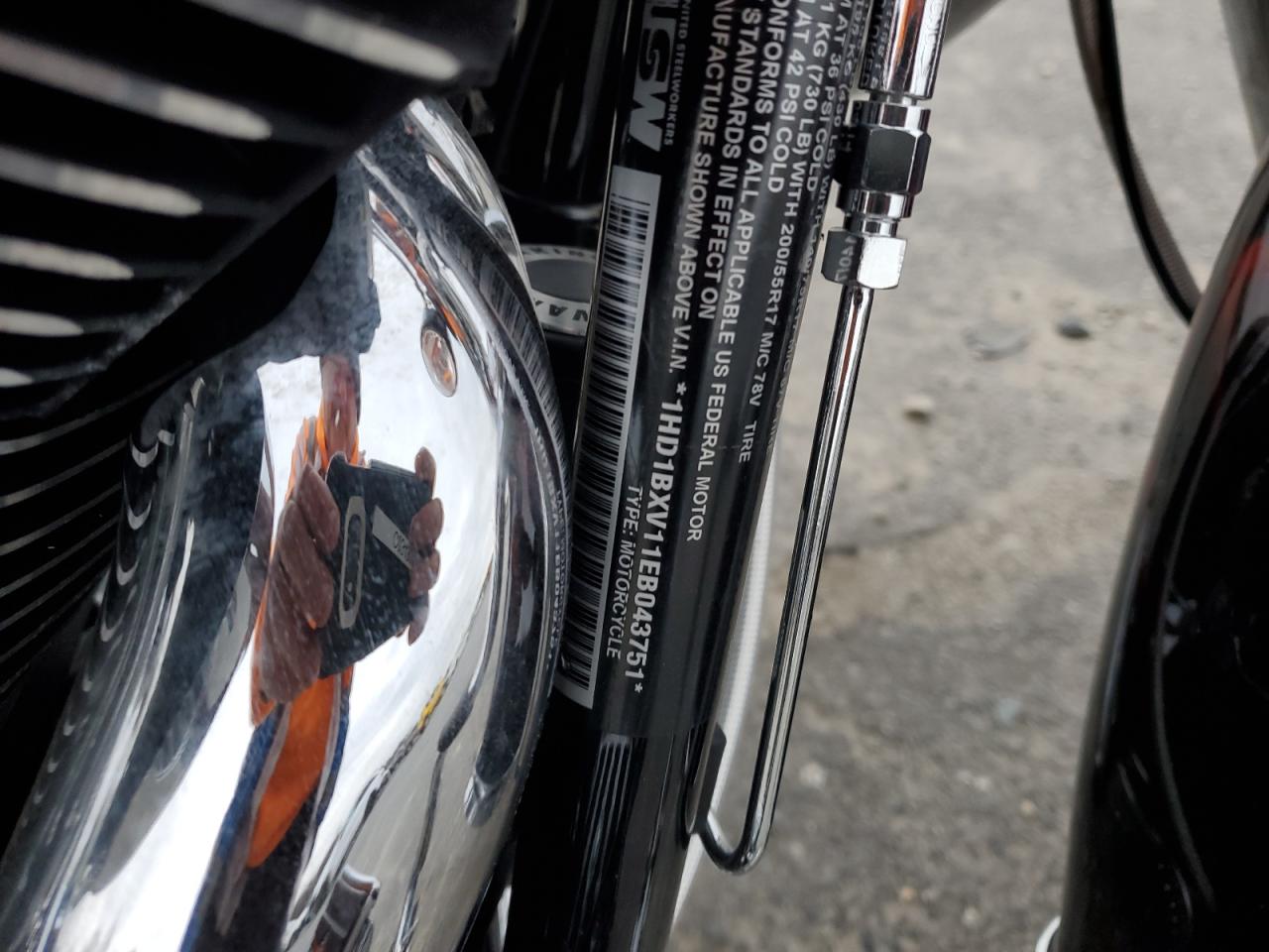 2014 Harley-Davidson Flstf Fatboy VIN: 1HD1BXV11EB043751 Lot: 92610845