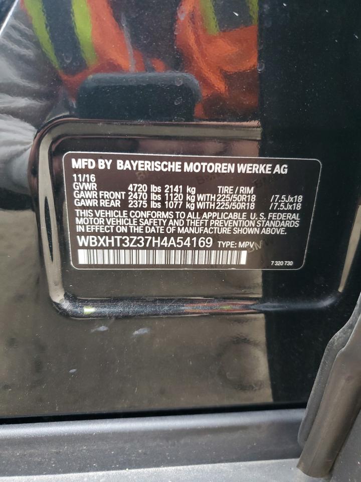 2017 BMW X1 xDrive28I VIN: WBXHT3Z37H4A54169 Lot: 90596355